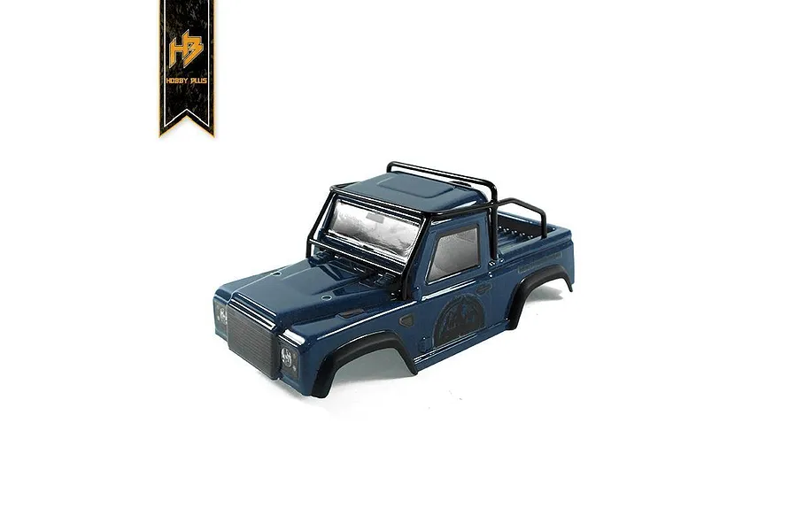 Hobby Plus 1/24 Defender Blue Painted Body Shell w/ Roll Cage image 61733