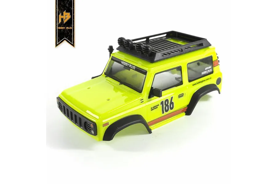Hobby Plus 1/24 G-Armour Yellow Painted Body Shell w/ LED Lights image 61738