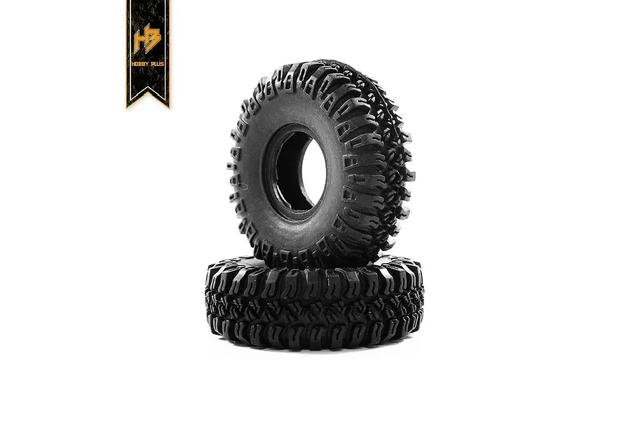 Hobby Plus 1.0&amp;quot; Grabber MT Tyres 4Pcs image 61754