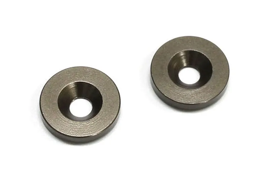 Kyosho Gunmetal Aluminium Wing Washer 2Pcs image 61820