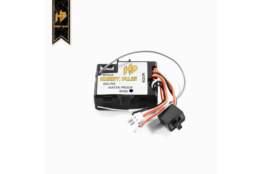 Hobby Plus CR-24 Brushed ESC &amp;amp; 2.4Ghz Receiver Combo image 61852