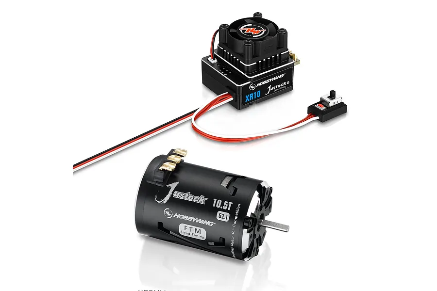 Hobbywing Justock XR10 G2.1 10.5T Sensored Brushless Motor &amp;amp; 60A ESC Combo image 61922
