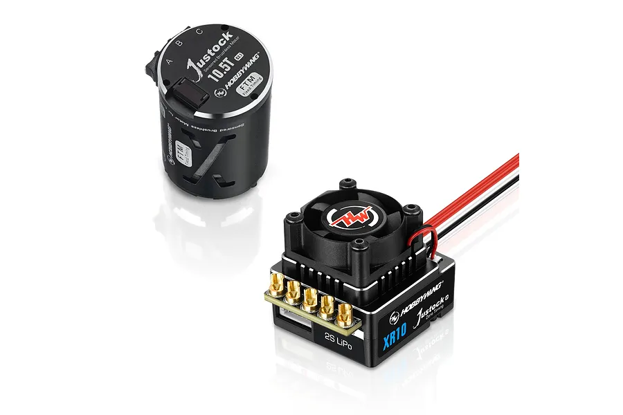 Hobbywing Justock XR10 G2.1 10.5T Sensored Brushless Motor &amp;amp; 60A ESC Combo image 61923