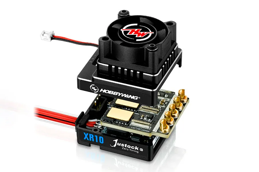 Hobbywing Justock XR10 G2.1 21.5T Sensored Brushless Motor &amp;amp; 60A ESC Combo image 61938