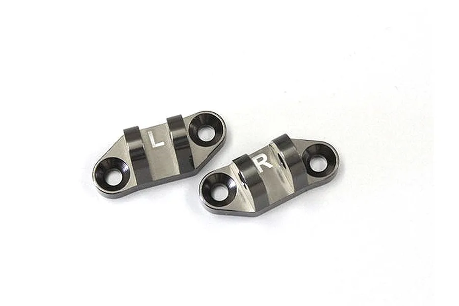 Kyosho Gunmetal Aluminium Front Upper Pivot Mounts For 1/10 Optima image 61951