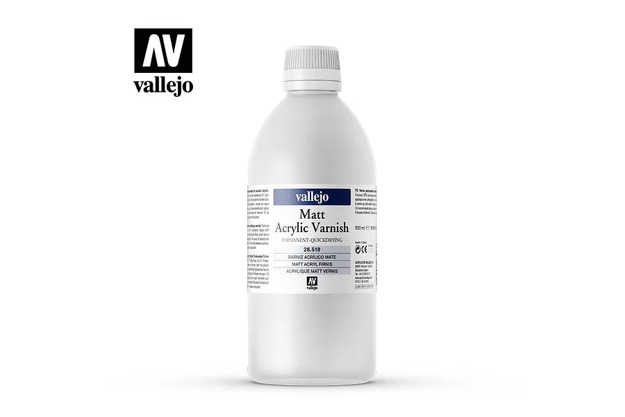 Vallejo Matt Acrylic Varnish 500ml image 61976