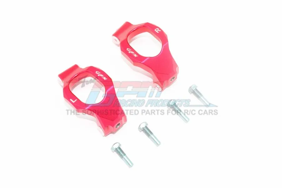 GPM Red Aluminium Front Hub Carriers (C-Hubs) 2Pcs image 62077