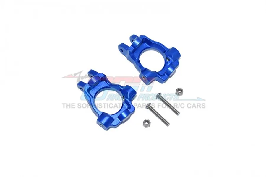 GPM Blue Aluminium Steering Hub Carriers (C-Hub) 2Pcs image 62173