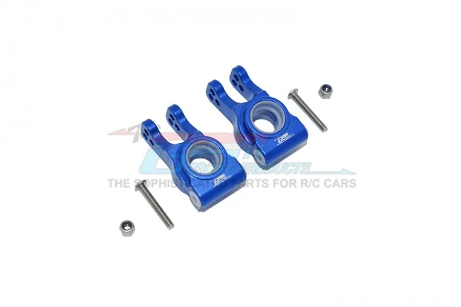 GPM Blue Aluminium Rear Hub Carriers 2Pcs image 62177