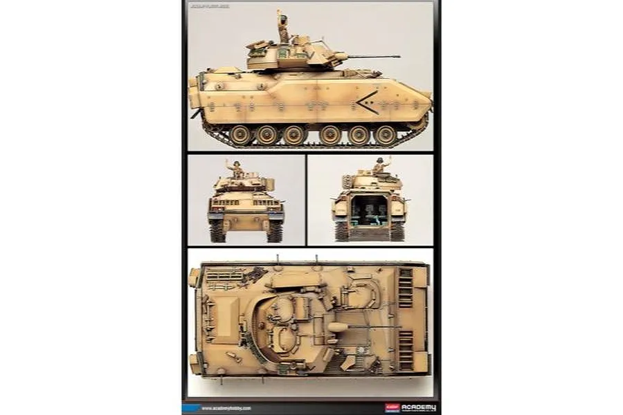 Academy 1/35 M2 Bradley IFV Scaled Plastic Model Kit image 62208