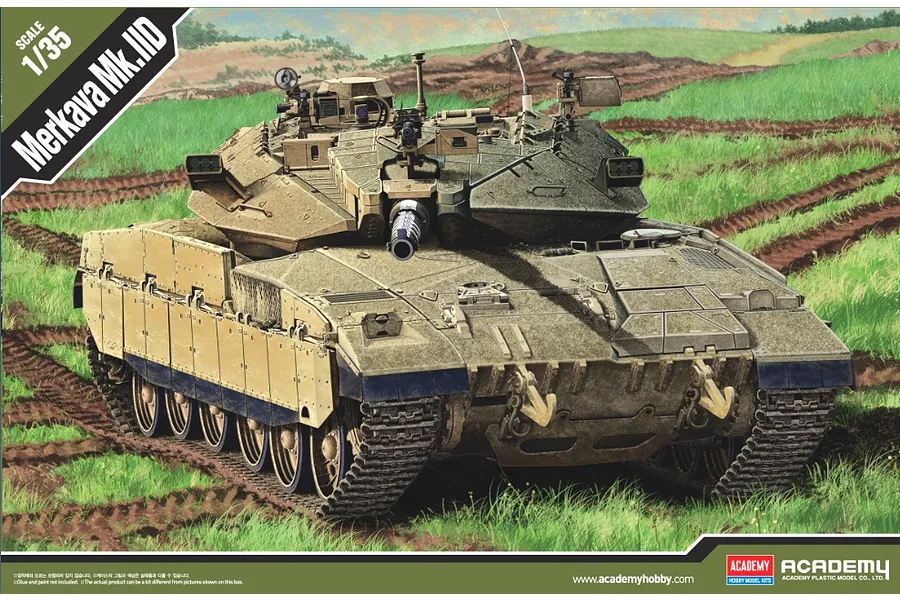 Academy 1/35 Merkava Mk.IID Scaled Plastic Model Kit image 62213