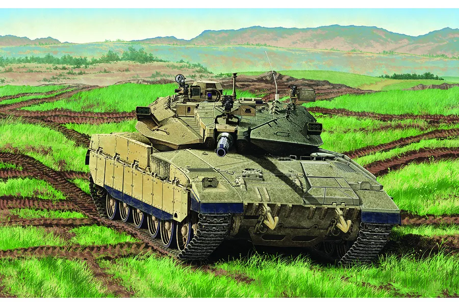 Academy 1/35 Merkava Mk.IID Scaled Plastic Model Kit image 62215