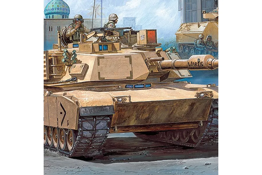 Academy 1/35 M1A1 Abrams &amp;quot;Iraq 2003&amp;quot; (Australian Decals) Scaled Plastic Model Kit image 62258