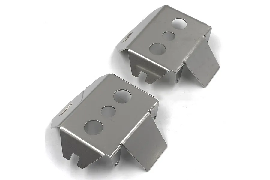 Yeah Racing 1/6 Axial SCX6 Stainless Steel Front &amp;amp; Rear Differential Protector image 62280