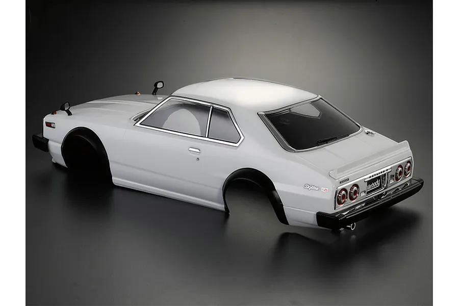 Killerbody 1/10 1980 Skyline Hardtop 2000 Turbo GT-ES Body Shell Set - White image 62304