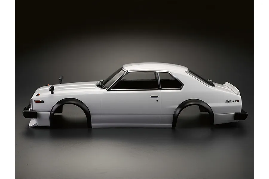 Killerbody 1/10 1980 Skyline Hardtop 2000 Turbo GT-ES Body Shell Set - White image 62305