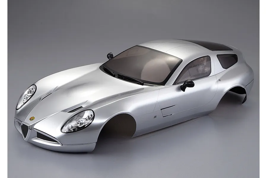 Killerbody 1/10 Alfa Romeo TZ3 Corsa Silver Painted Body Shell image 62326