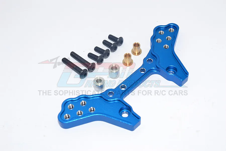 GPM Blue Aluminium Rear Shock Tower image 1