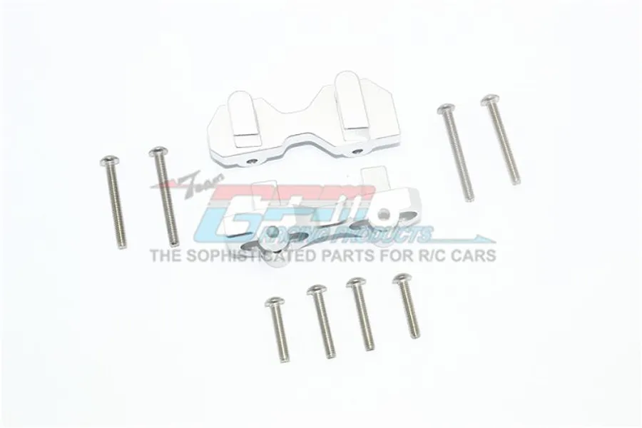 GPM Silver Aluminium Front Shock Mounts 2Pcs image 1