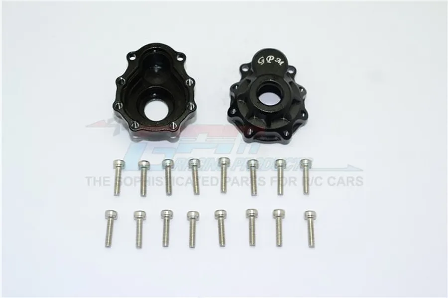 GPM Black Aluminium Front or Rear Outer Portal Drive Housing 2Pcs image 62397