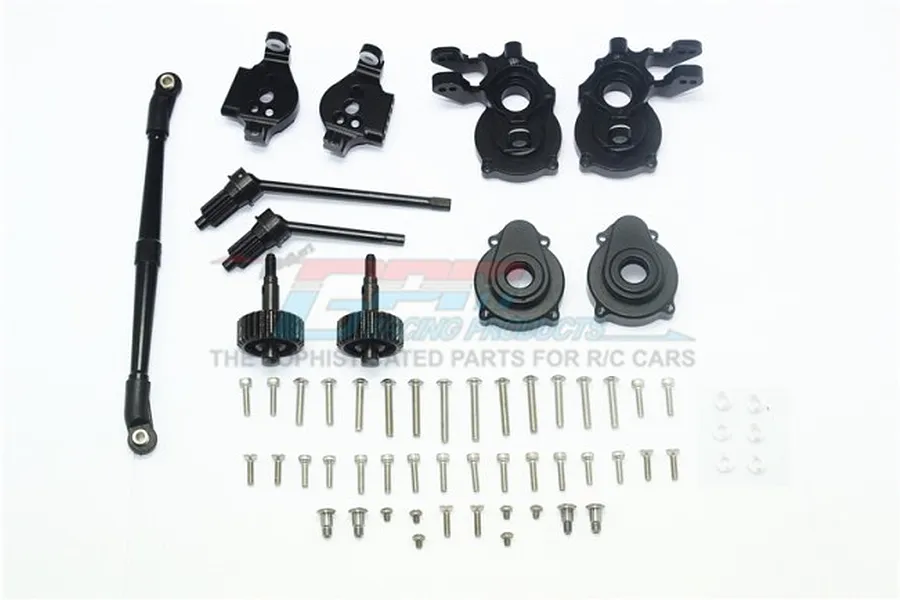 GPM Black Aluminium Front Steering &amp;amp; Suspension Performance Upgrade Set image 62401