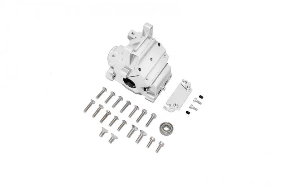 GPM Silver Aluminium Front or Rear Gearbox Case image 1