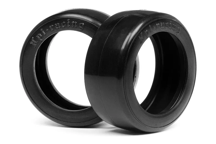 HPI 1.9&amp;quot; Vintage Slick Racing Tyres with Foam Inserts 2Pcs image 6252