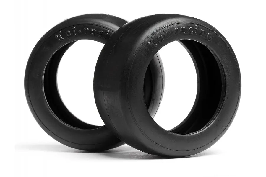 HPI 1.9&amp;quot; Vintage Slick Racing Tyres w/ Foam Inserts 2Pcs image 6256