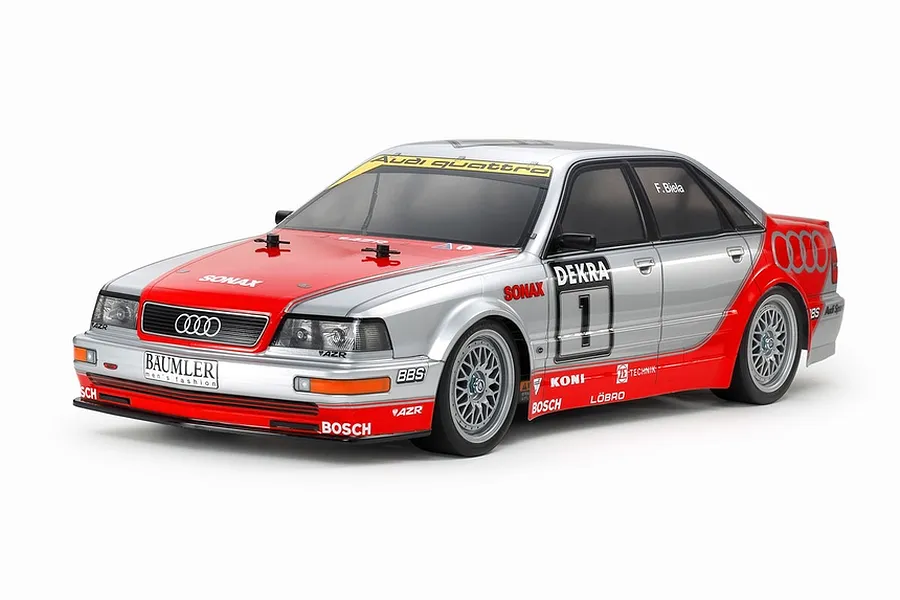 Tamiya TT-02 1992 Audi V8 Touring RC On Road Car Electric 4WD 1/10 Scale Kit (No ESC) image 62650