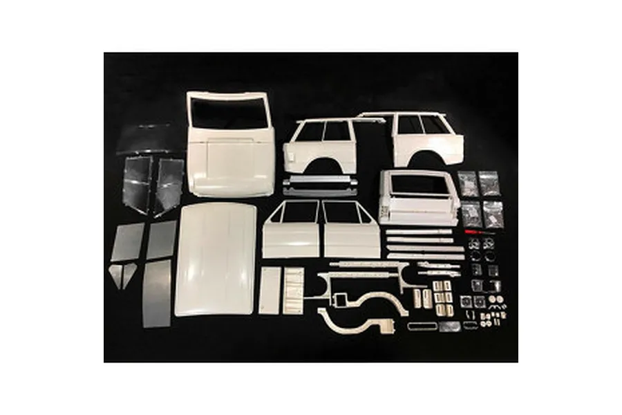 Xtra Speed 1/10 Range Rover ABS Hard Plastic Body Kit Classic Style 313mm for Axial SCX10 &amp;amp; Traxxas TRX-4 image 62936