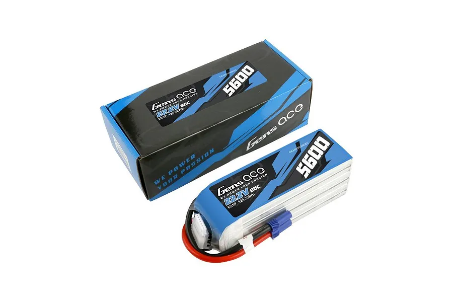 Gens Ace Gens Ace 22.2v 5600mAh 80C LiPo Battery image 62973