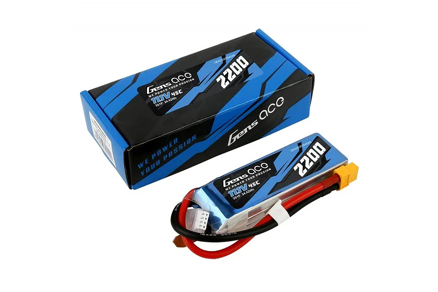 Gens Ace Gens Ace 11.1v 2200mAh 60C LiPo Battery image 62976