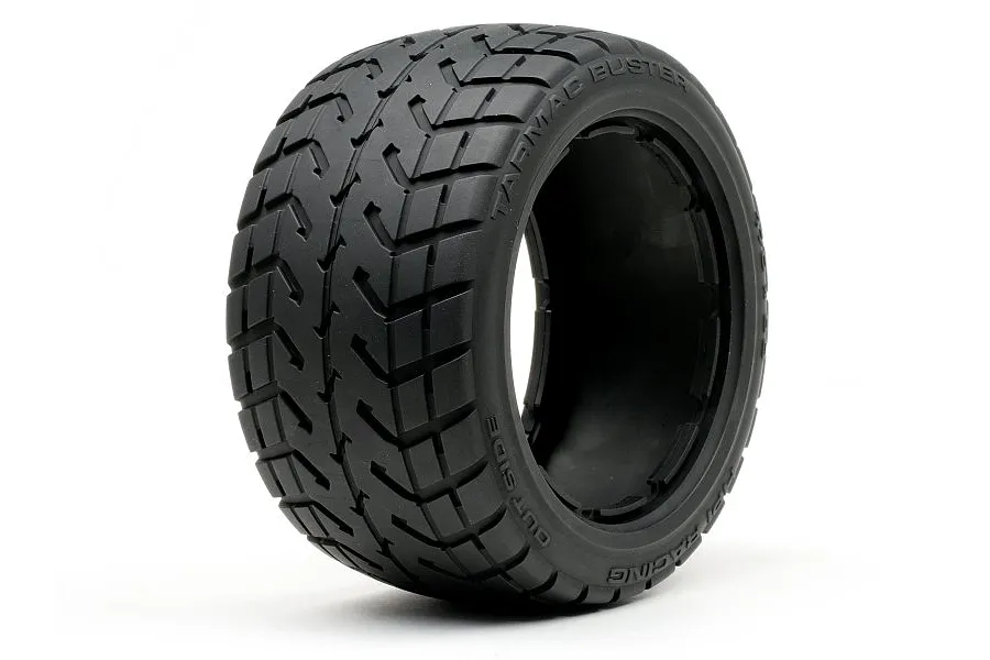 HPI 4.7/5.5&amp;quot; Baja 5B Rear Tarmac Buster Medium Compound Tyres 2Pcs image 6311