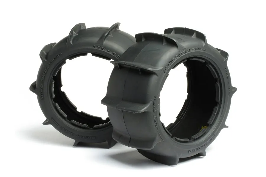 HPI 4.7/5.5&amp;quot; Baja 5B Rear Sand Buster Paddle Tyres 2Pcs image 6316