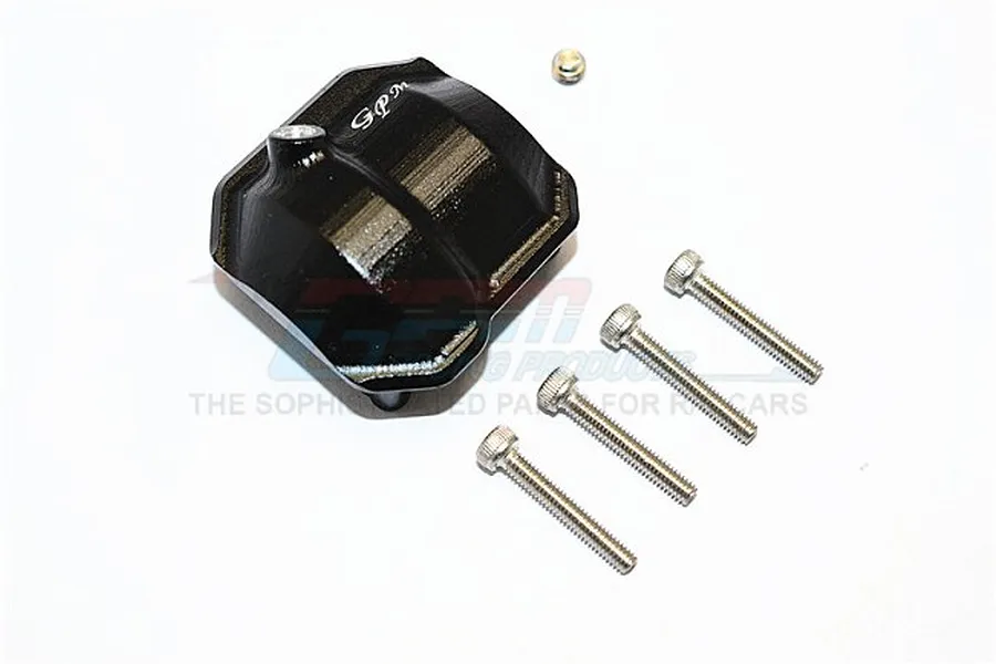GPM Black Aluminium Front/Rear Gearbox Cover image 1
