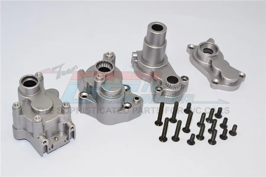 GPM Grey Silver Aluminium Transmission Case image 1