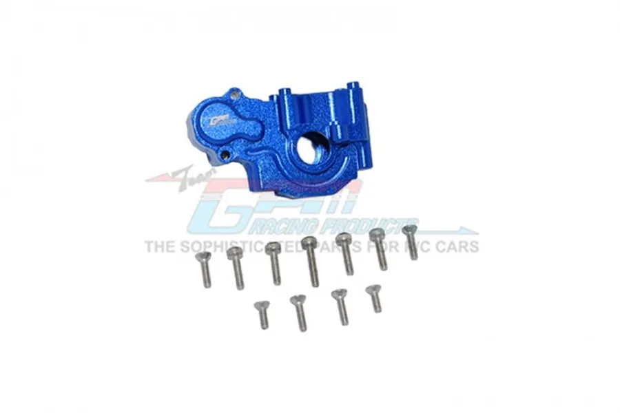 GPM Blue Aluminium Rear Gearbox Case image 63191