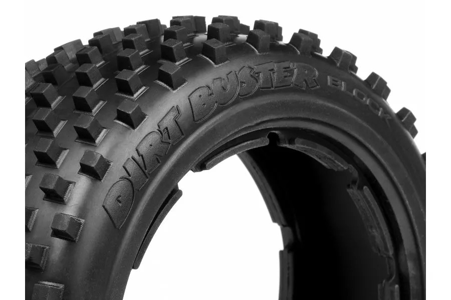 HPI 4.7/5.5&amp;quot; Baja 5B Front Dirt Buster Medium Compound Tyres 2Pcs image 6323