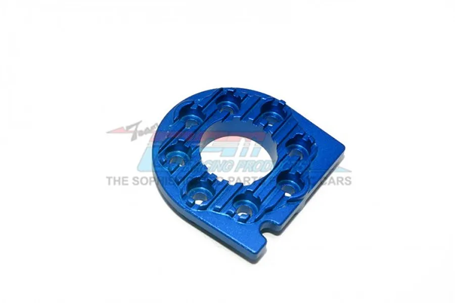 GPM Blue Aluminium Motor Mount w/ Heat Sink Fins for Tamiya TT-01 image 63247