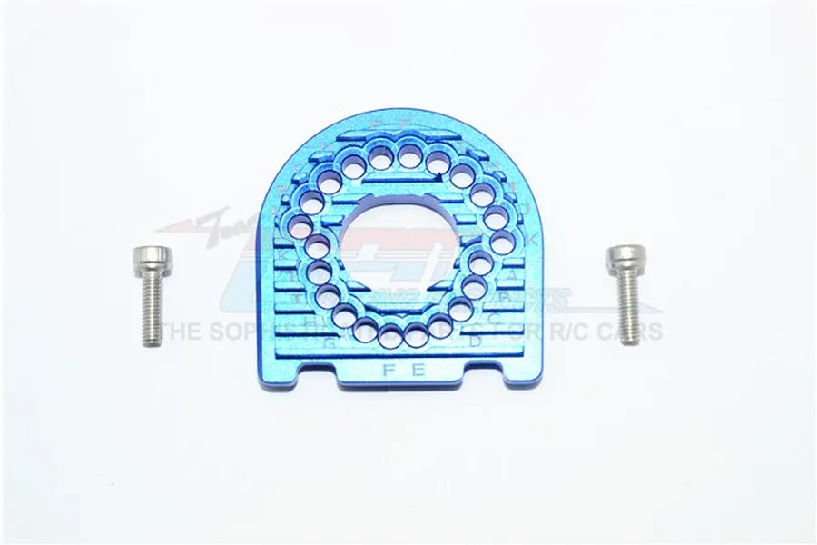 GPM Blue Aluminium Motor Mount w/ Heat Sink Fins image 63248