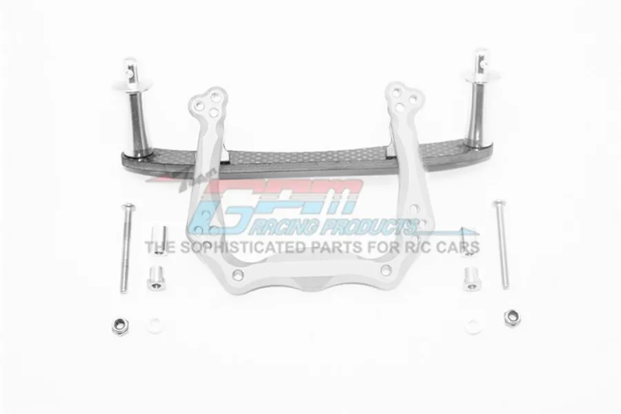 GPM Silver Aluminium Front Shock Tower w/ Body Posts image 63289
