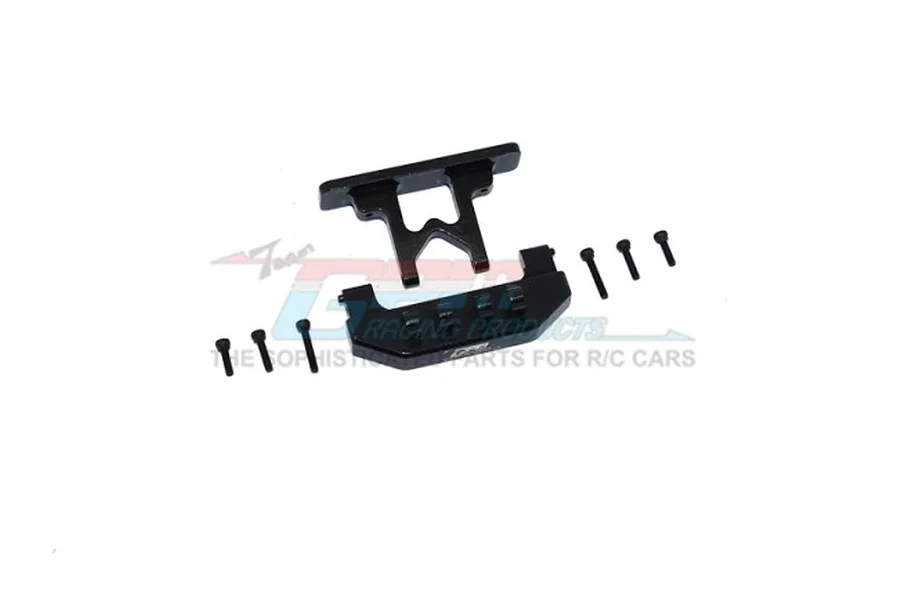 GPM Black Aluminium Rear Bumper w/ Body Posts image 63292