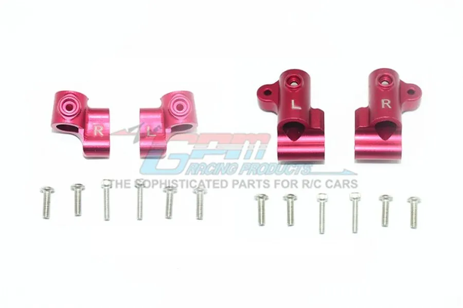 GPM Red Aluminium Front &amp;amp; Rear Body Post Stabilisers 4Pcs image 63299