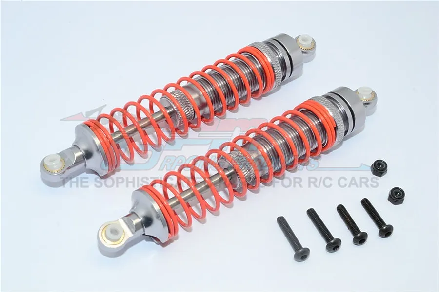 GPM Grey Aluminium 105mm Adjustable Shocks 2Pcs image 1