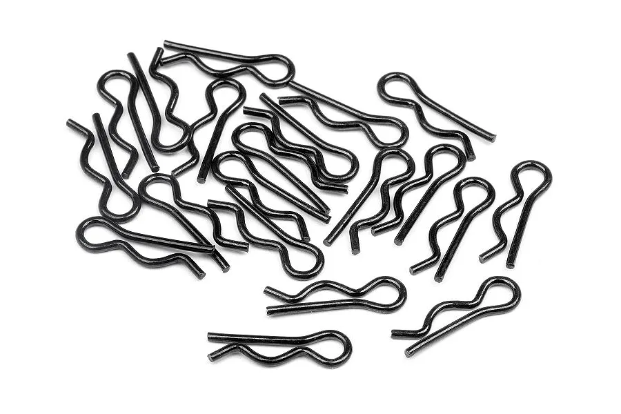 HPI 1mm Black Body Pins 20Pcs image 6350