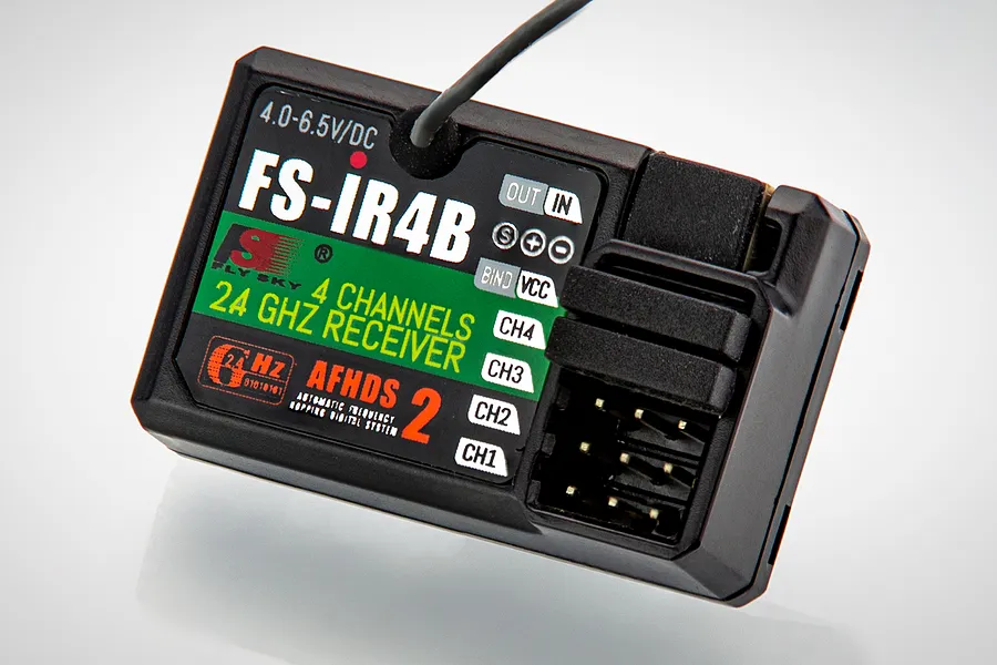 FlySky iR4B 2.4Ghz 4ch Waterproof Receiver image 63528