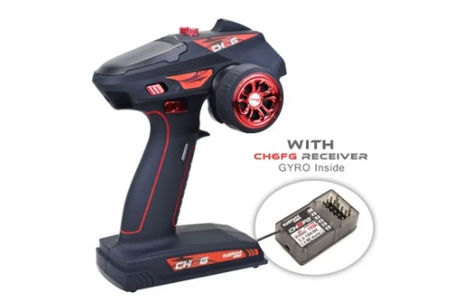 Surpass 2.4Ghz 6ch Transmitter w/ Receiver &amp;amp; Gyro image 63531