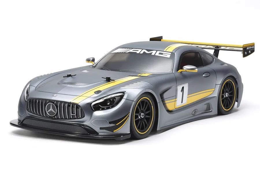 Tamiya TT-02 Mercedes AMG GT3 RC Car Electric 4WD 1/10 Scale Kit (no ESC) image 63573