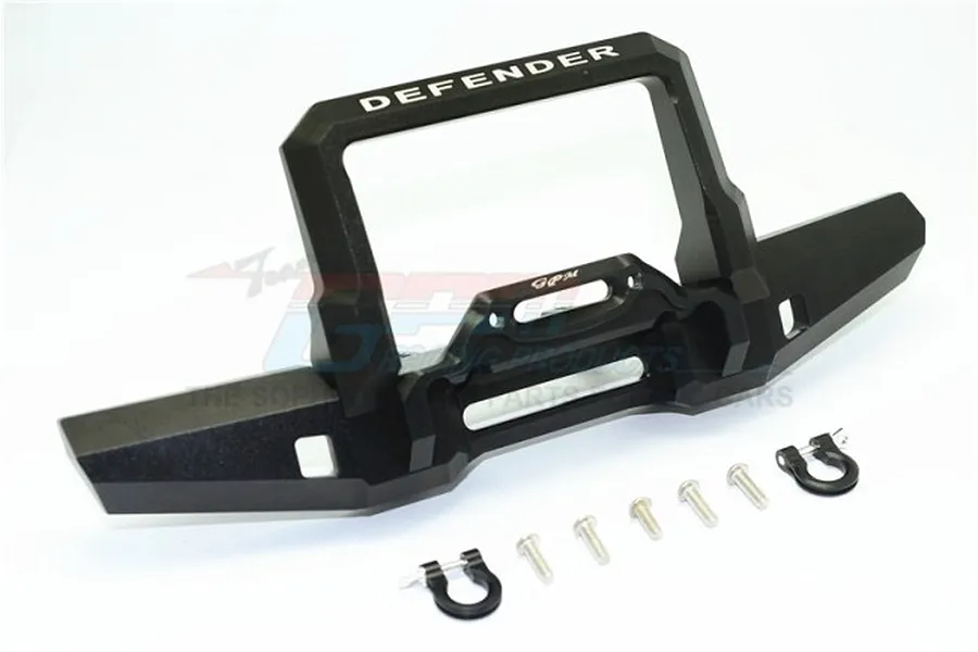 GPM Black Aluminium Front Bumper w/ D-Rings Set image 2