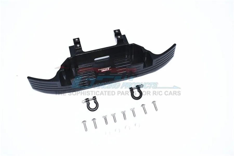 GPM Black Aluminium Servo Forward Front Bumper w/ D-Rings image 1